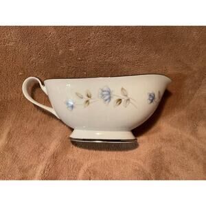 Vintage Fine China International Silver Co "Elegant Lady" Porcelain Gravy Boat
